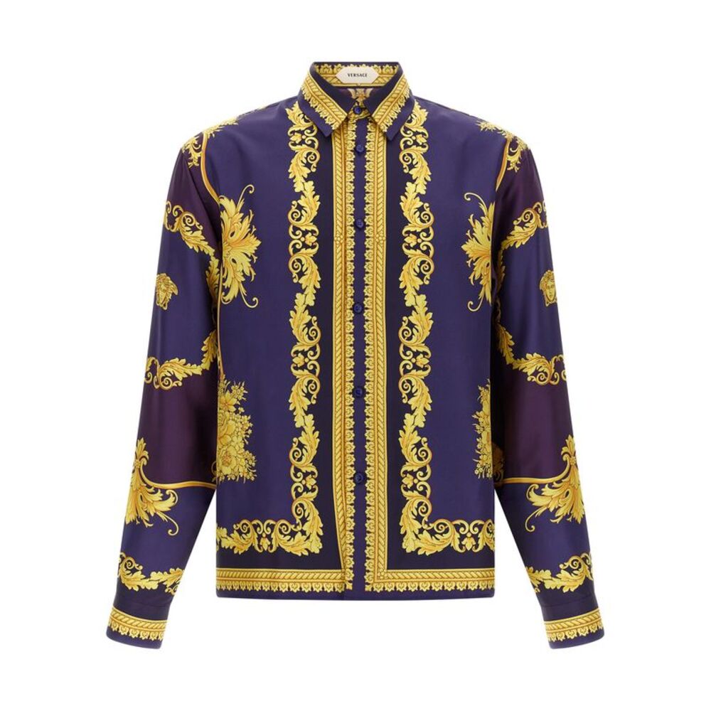 Versace Men 'New Barocco' Twill Shirt